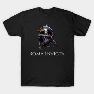 Ancient Roman Legionary Helmet - Roma Invicta - Roman Legion T-Shirt